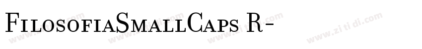 FilosofiaSmallCaps R字体转换